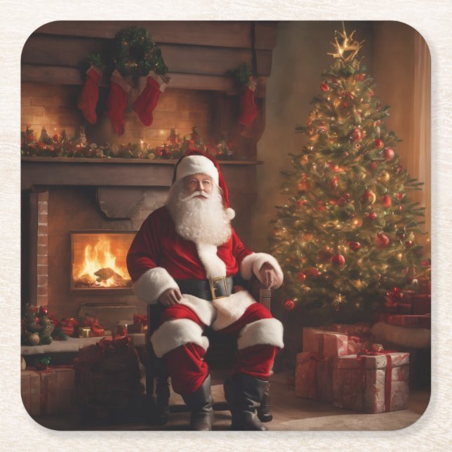 Alegre Natal Porta-Copos – Festivo Feriado (Frente)