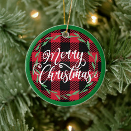 Alegre Natal Xadrez - Enfeite de Natal