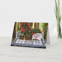 Alegre pouco cartão de Natal