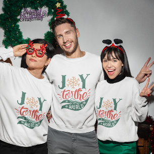 Alegria à camisa de natal mundial