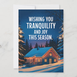 Alegria A Temporada - Cartão de Natal