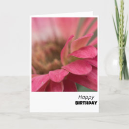 Alegria Brilhante - Cartão de Aniversário de Flor