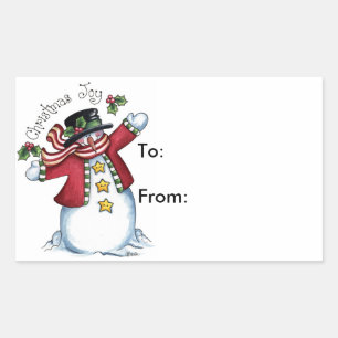 Alegria de Natal - Etiquetas para presentes