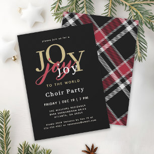 Alegria Festiva ao Convite de festas do Coro Mundi