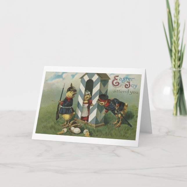 Alegria militar da páscoa! Cartão da páscoa do (Frente)