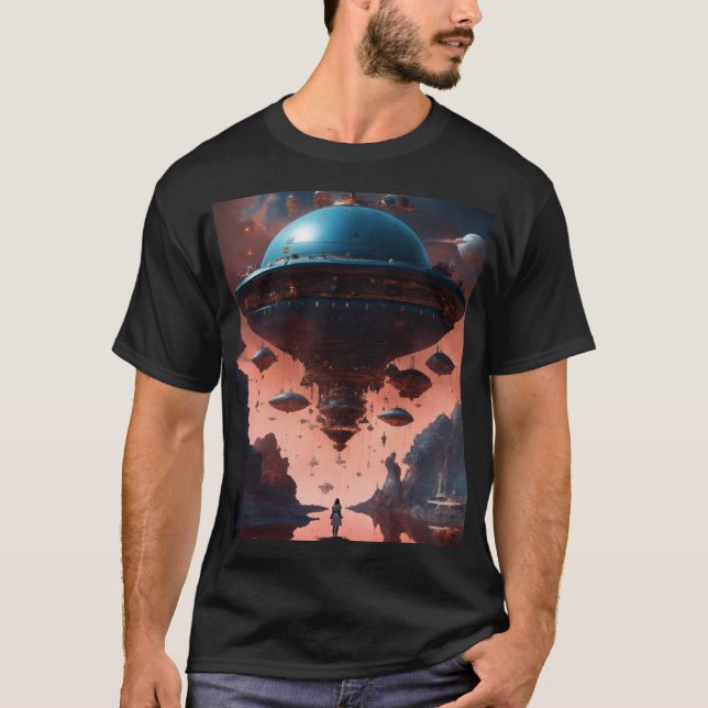 Alein ship T-Shirt (Frente)