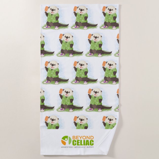 Além da toalha de praia celíaca (Frente)