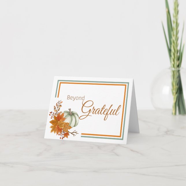 Além do agradecimento (Frente)