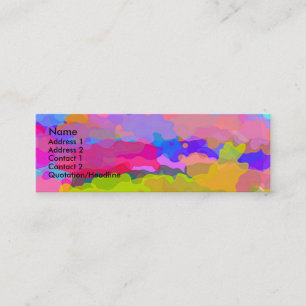 Além Do Cartão de visita Arco-Íris