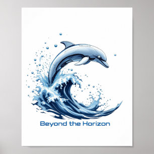 Além do Horizonte - Poster de Golfinho Robótico