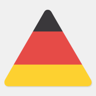 Alemanha Flag x20 adesivos german triangle flag