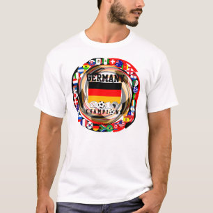 Alemanha patrocina o t-shirt 2010 do campeonato do