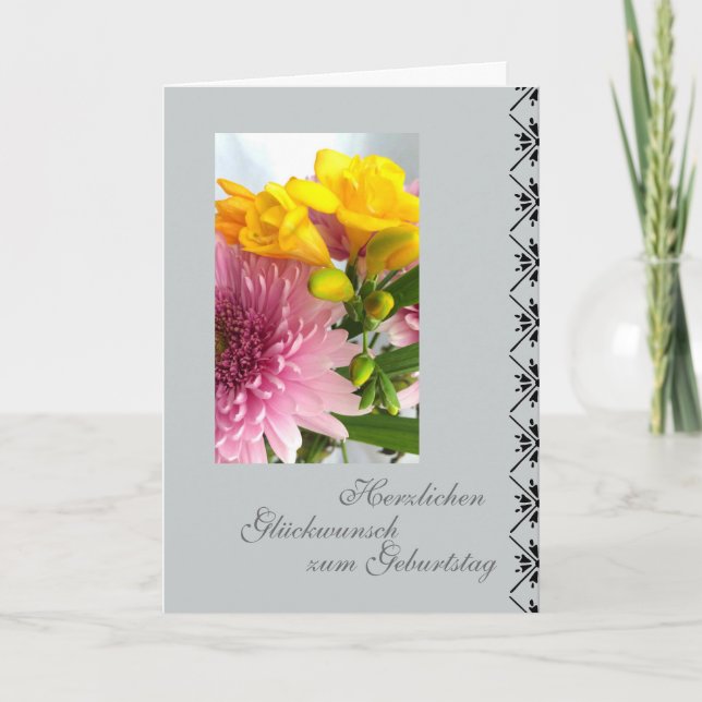 Alemão: cartão de aniversário (Frente)