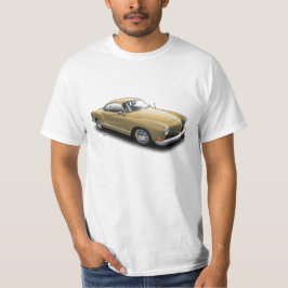 Alemão clássico Dourado Ghia no t-shirt branco
