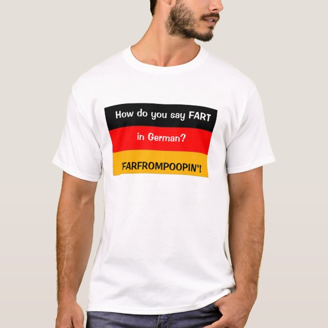 Alemão Fart o t-shirt (Frente)