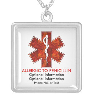 Alergia ao Colar Médico de Penicilina