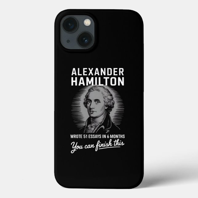 Alexander Hamilton Escreveu 51 Ensaios Em 6 Meses (Verso)