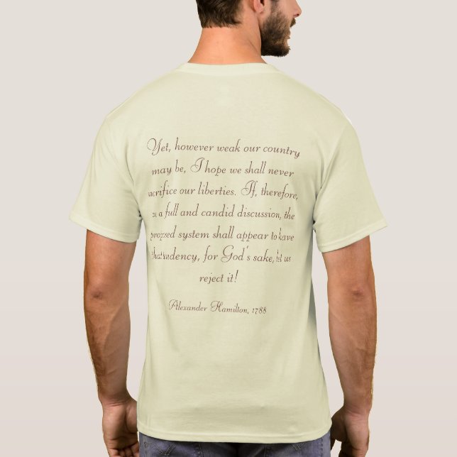 Alexander Hamilton T-Shirt (Verso)