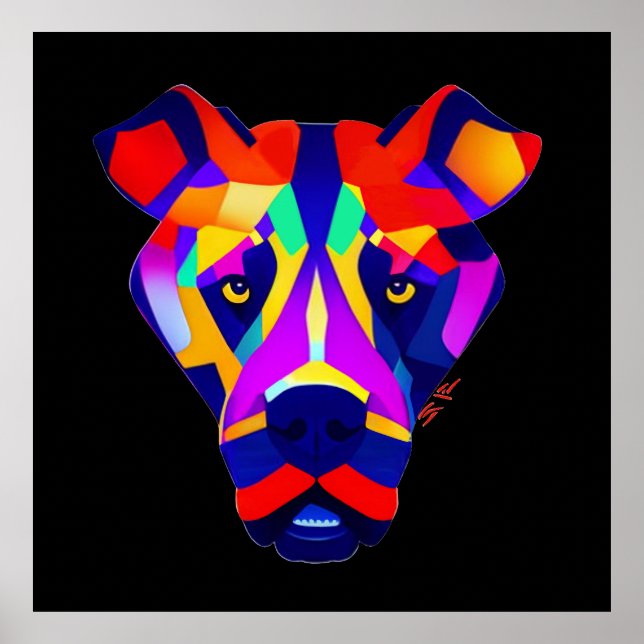 Alexander's Dog black value matte poster (Frente)