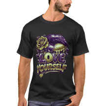 AlexDizaine "Love Yourself" Graphic T-Shirt 
