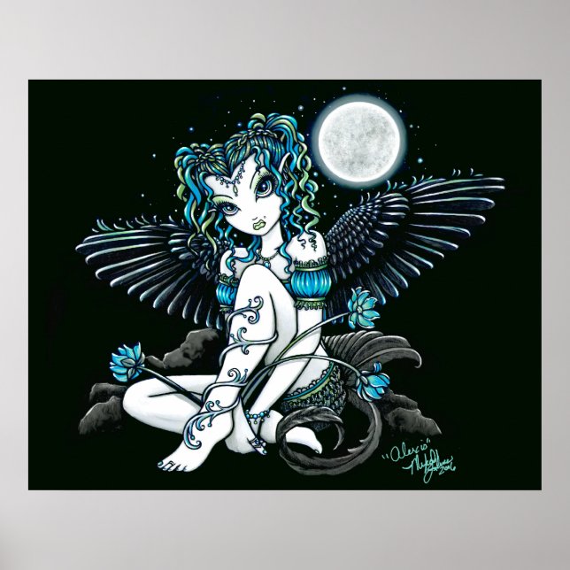 Alexis Flower Moon Poster (Frente)