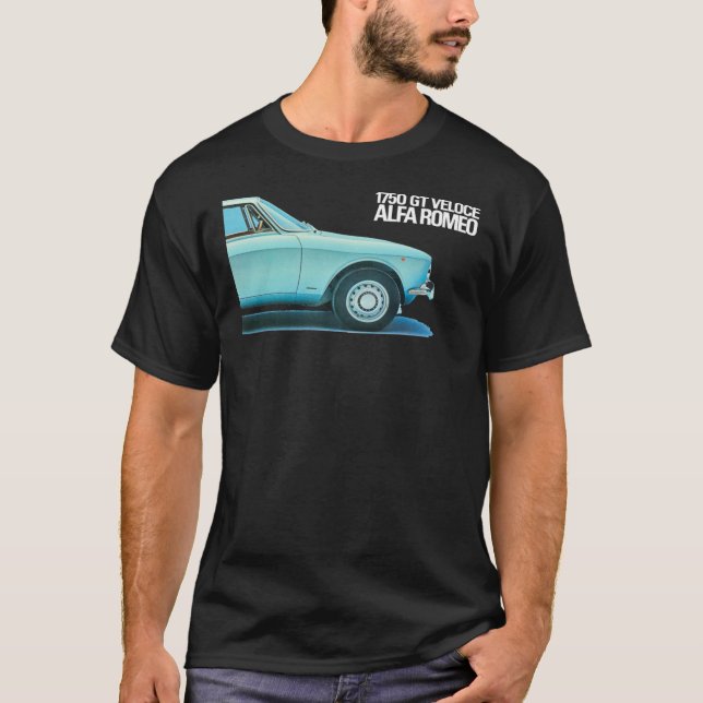 ALFA ROMEO 1750 GT VELOCE BERTONE Classic T-Shirt (Frente)