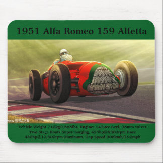 Alfa Romeo 1951 Alfetta Mouse pad 159