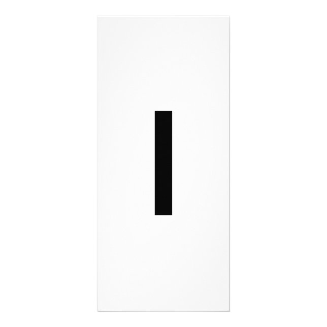 Alfabeto - Letra i Cartão de Educação de Aprendiza (Frente)