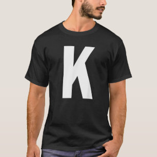 alfabeto - Letra K Camisa