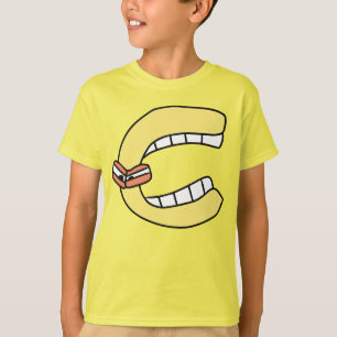 alfabeto T-Shirt - Letra C