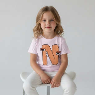 alfabeto T-Shirt - Letra N