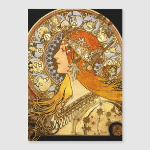 Alfonse Mucha Zodiac Art Nouveau Mulher