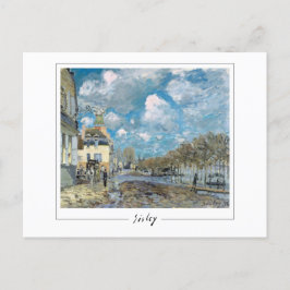 Alfred Sisley #316 - Cartão postal de arte fina