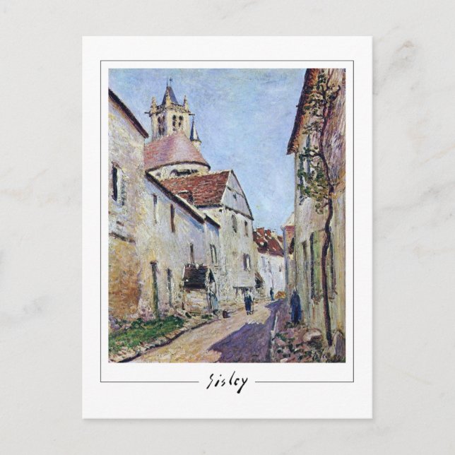 Alfred Sisley #476 - Cartão Postal de Arte (Frente)