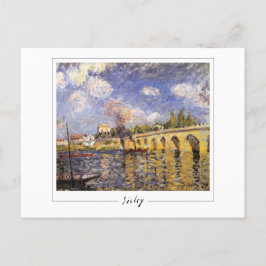 Alfred Sisley #90 - Cartão postal de arte fina