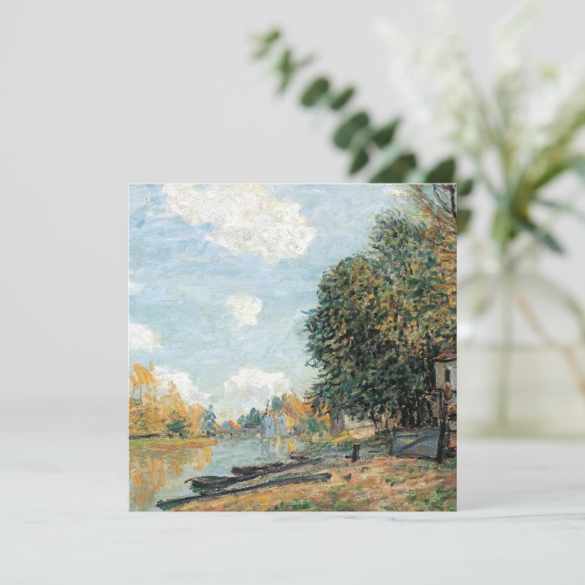 Alfred Sisley Moret: As margens do rio Loing (Em pé/Frente)