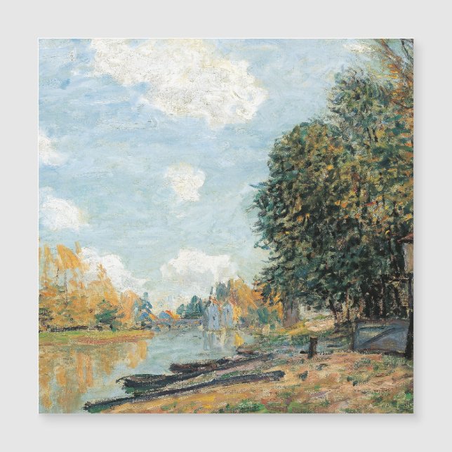 Alfred Sisley Moret: As margens do rio Loing (Frente)