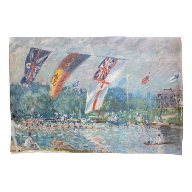 Alfred Sisley - Regatta em Molesey (Frente)