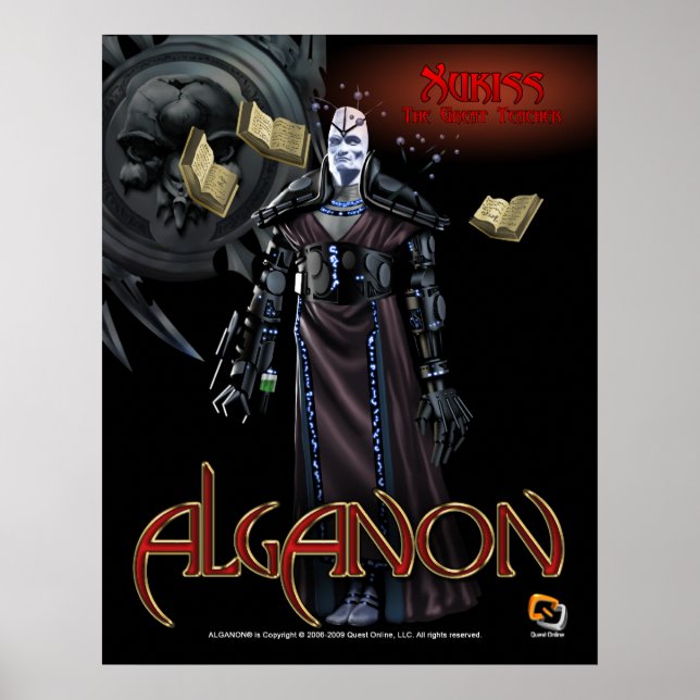 Alganon Xukiss Deity Poster (Frente)