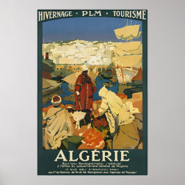 Algeria Travel Poster Africa Art African Print 