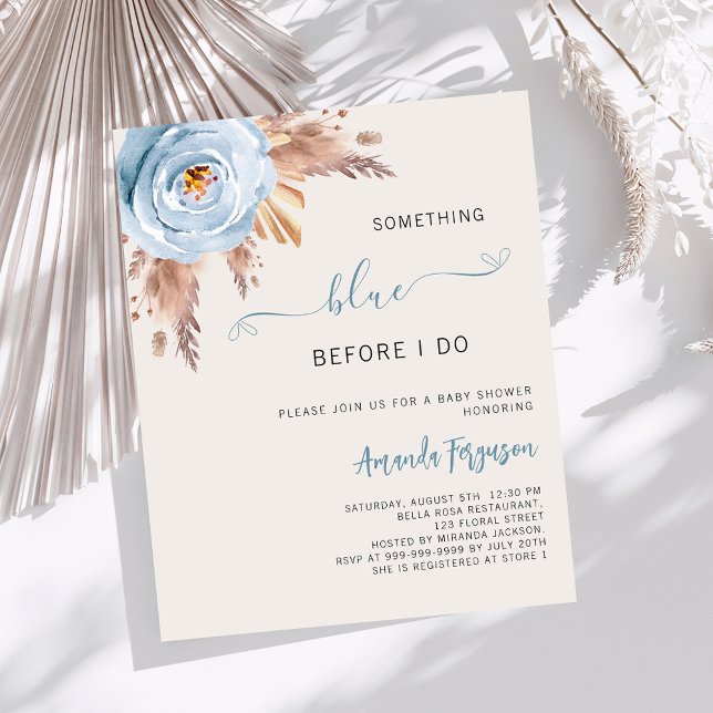 Algo azul antes de fazer Boho Bridal Shower (Criador carregado)