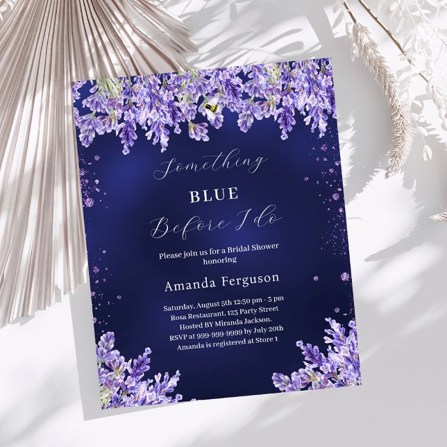 Algo azul antes de fazer Chá de panela lavanda (Criador carregado)