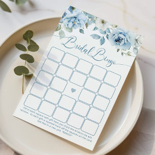 Algo Azul antes que eu faça o jogo do Bridal Bingo