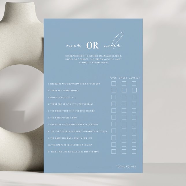 Algo azul sobre ou sob o jogo do Chá de panela (Criador carregado)