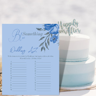Algo Blue Floral - Jogo de Casamento do Chá de pan