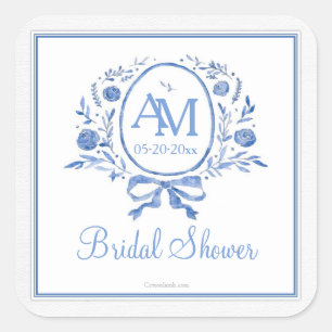 Algo com adesivos azuis