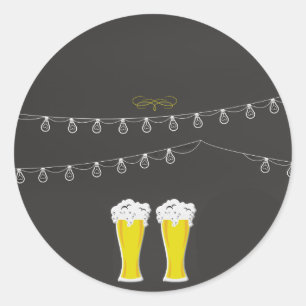 Algo está fabricando cerveja a etiqueta