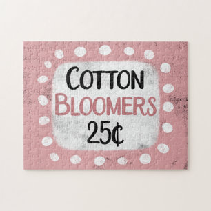 Algodão Bloomers 25 Centavos Quebra-cabeça de serr