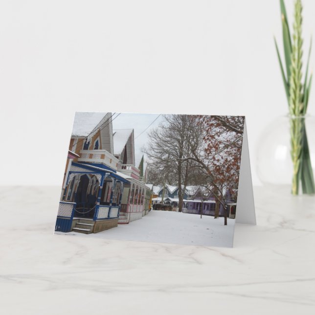 Algodão de inverno - Cartão de Vinha de Martha (Frente)