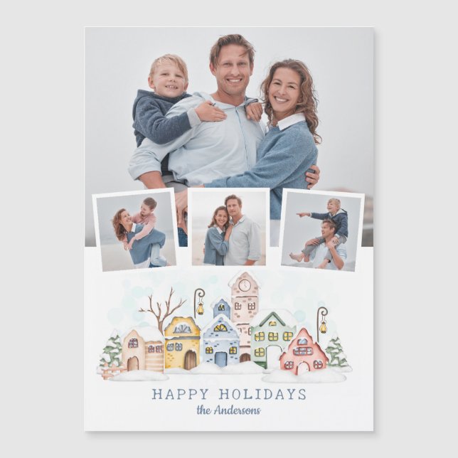 Algodão De Natal Coberto Pela Neve, Cuja Fábrica É (Frente)